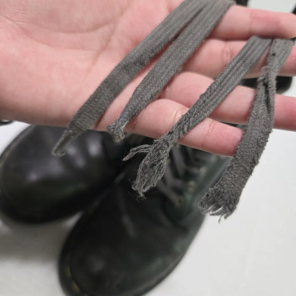 Dr. Martens 1460 Pascal Black Soft Leather Combat Boots Men's 9 UK 8